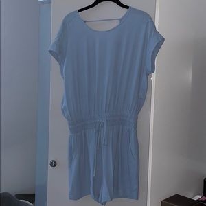 Sky Blue Short Romper